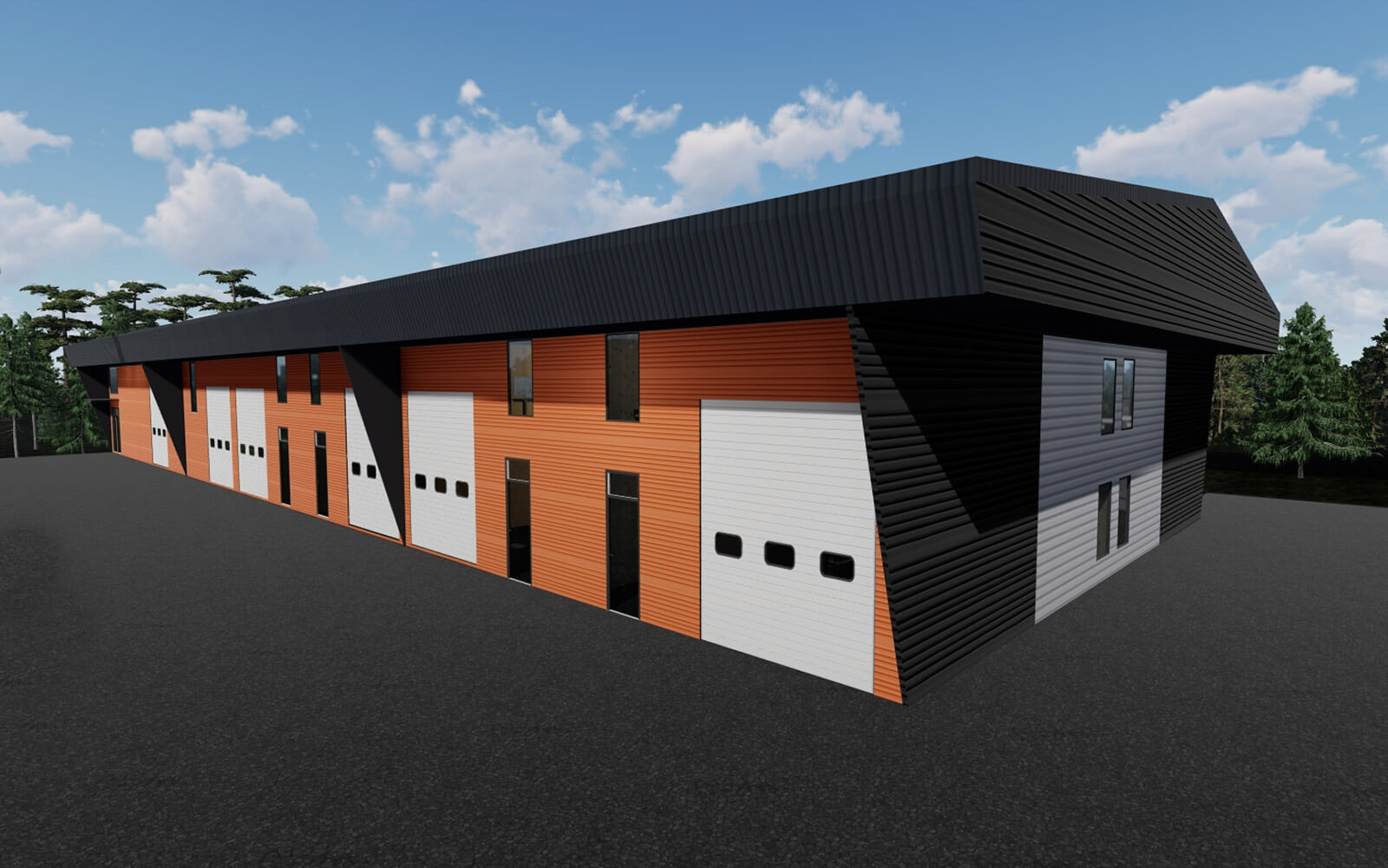 Oranssin tyylinen halli