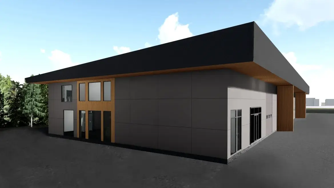 Harmaa hallitoimitila