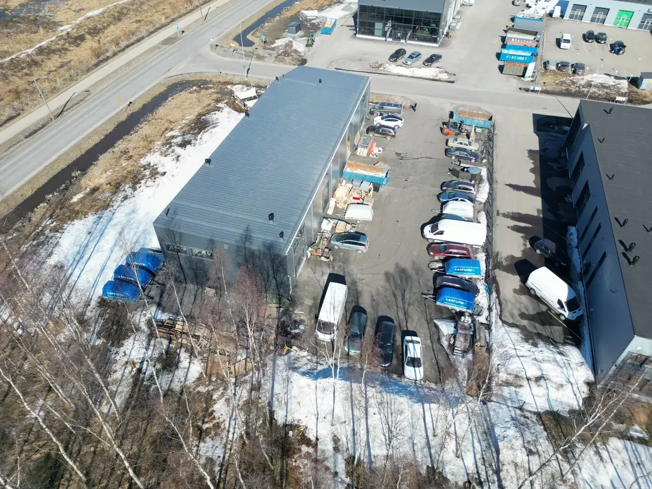 Laatutrion toimitilo ilmasta