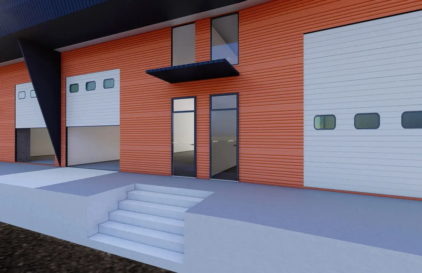 Toimitilan lastauslaituri